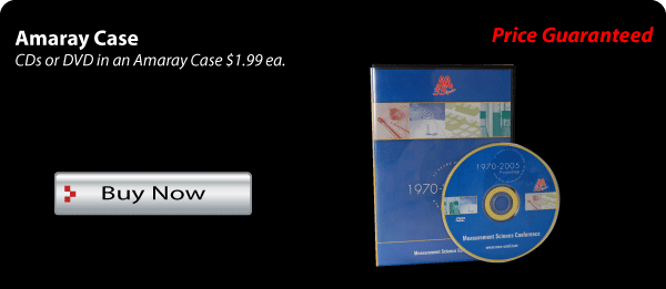 CD-R Duplication packaged in an Amaray case. CD-ROM Replication Packaged in a Black Amaray Case