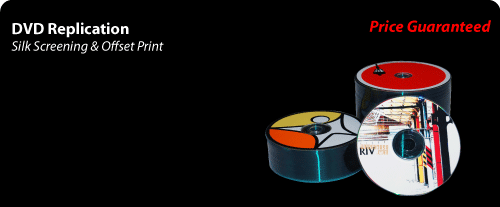 Bulk cd-rom and DVD Replication with offset print