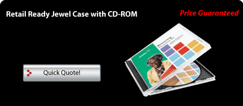 Retail Ready Jewel case with cd-rom Replication