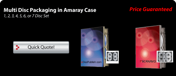 Multi Disc Amaray for CD-ROM or DVD duplication or replication